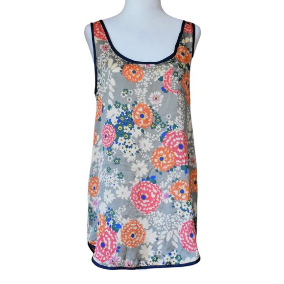 Lush Floral Sleeveless Top - Picture 1 of 4